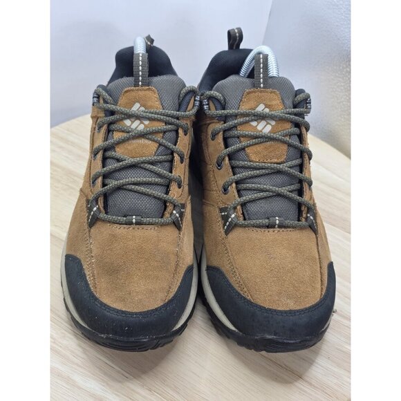 Columbia Women's Mount Carmel Low Waterproof Hiking Shoes, Brown Suede Size 9 - Picture 4 of 9
